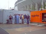 Zesp prdotwrczy firmy Aggreko na arenie pikarskich mistrzostw wiata.